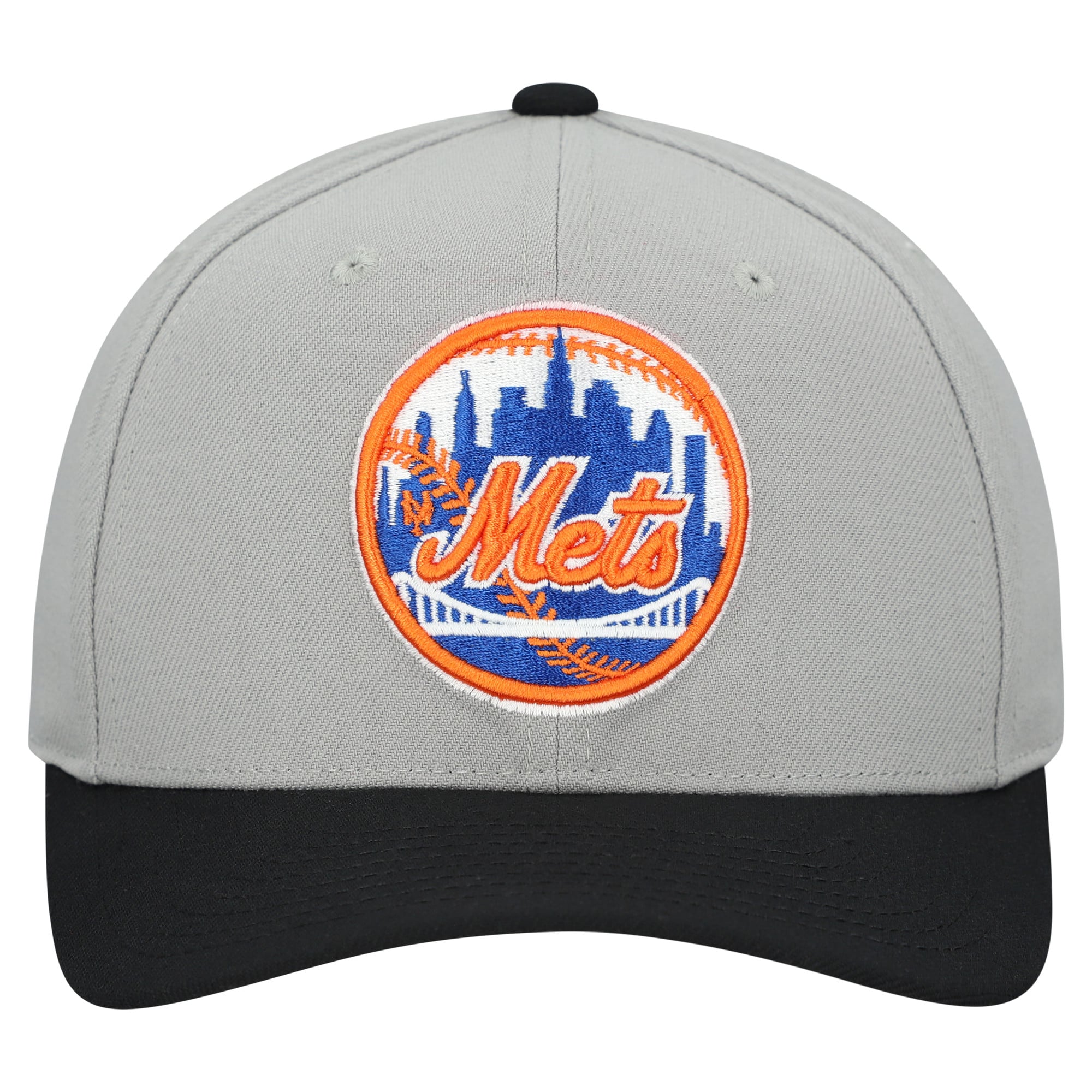 Casquette à pression Pro Crown des Mets MLB Mnc Basic Coop V100492, chapeau HP14806-NYMGREY #30